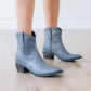 Plain Jane Bootie - Washed Denim