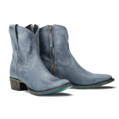 Plain Jane Bootie - Washed Denim