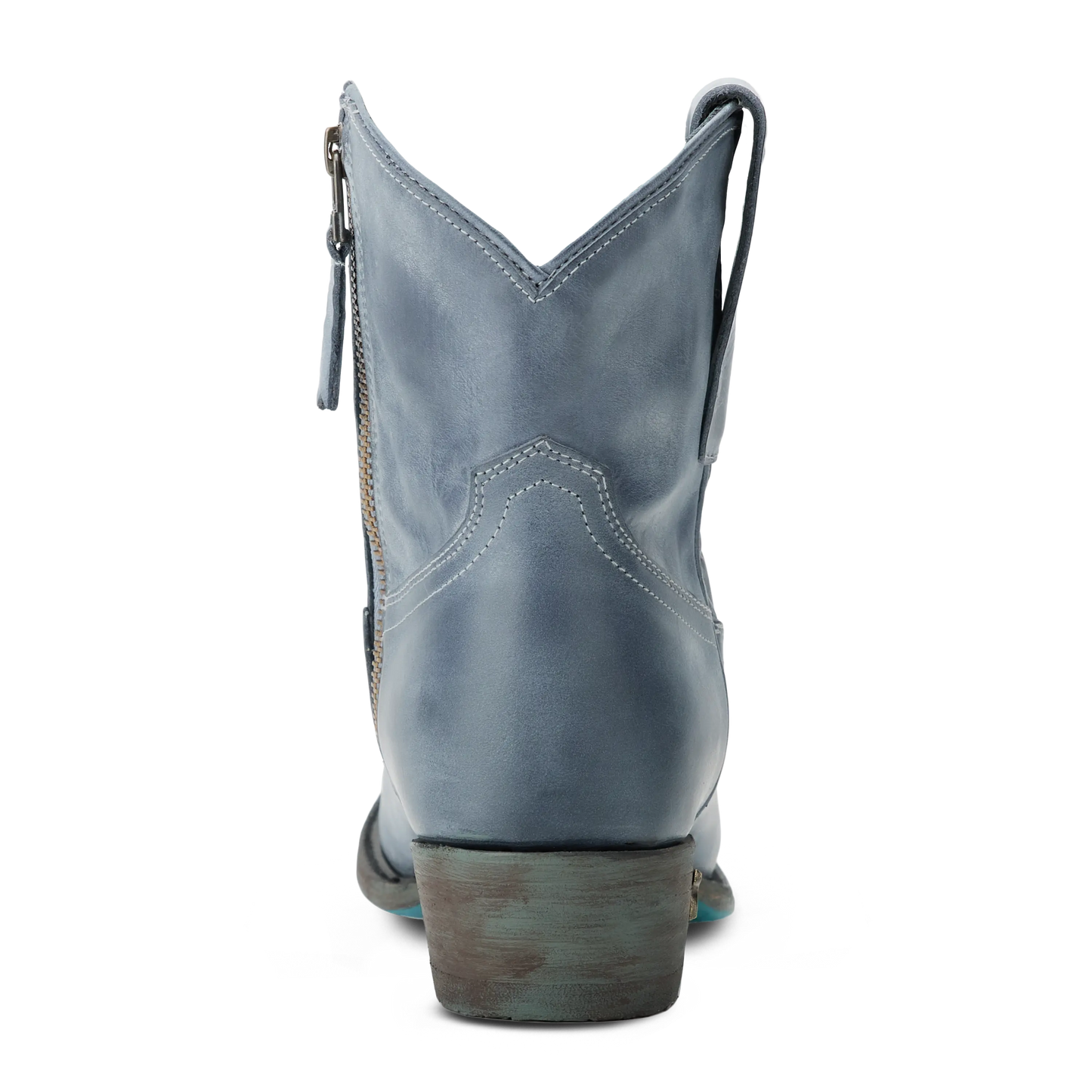Plain Jane Bootie - Washed Denim
