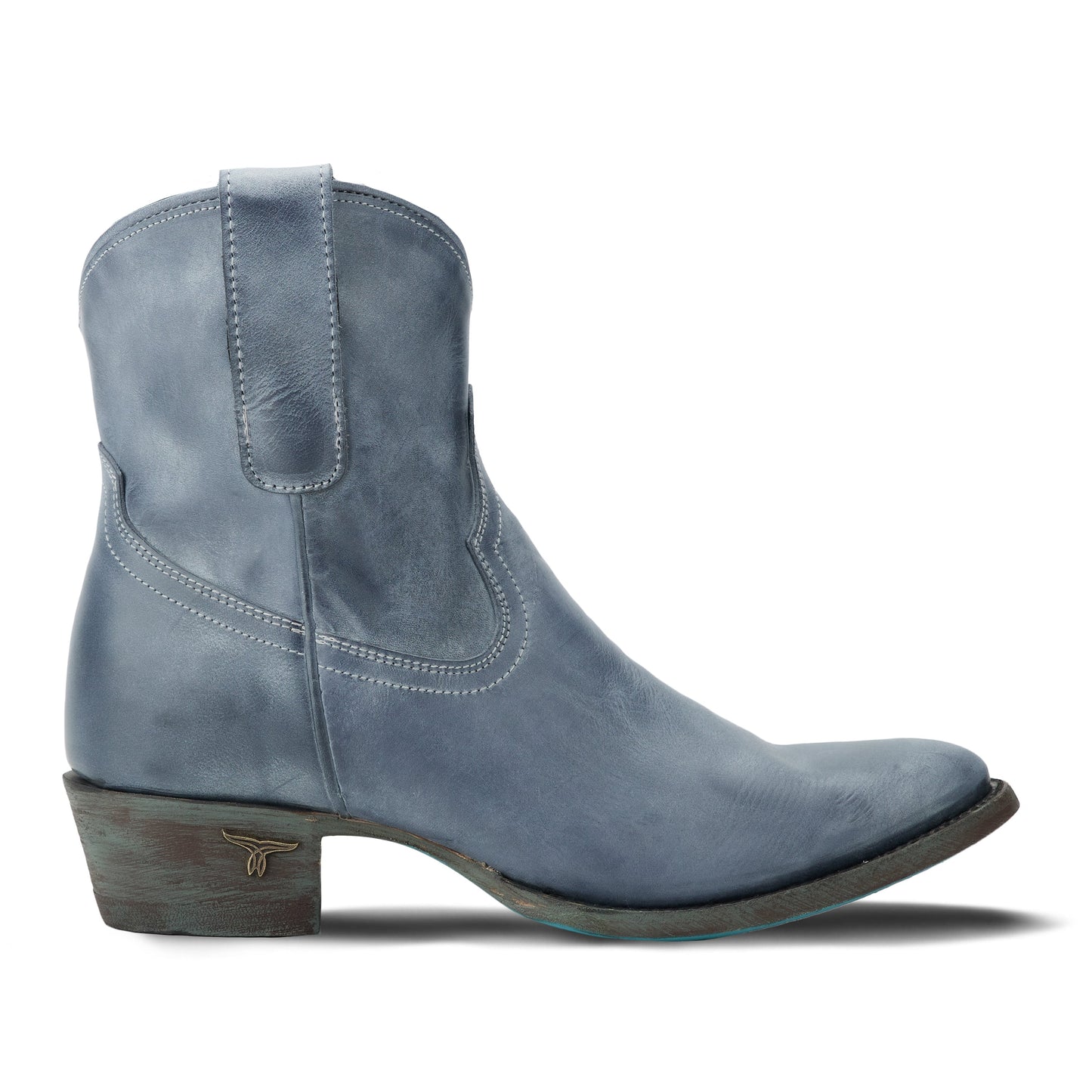 Plain Jane Bootie - Washed Denim