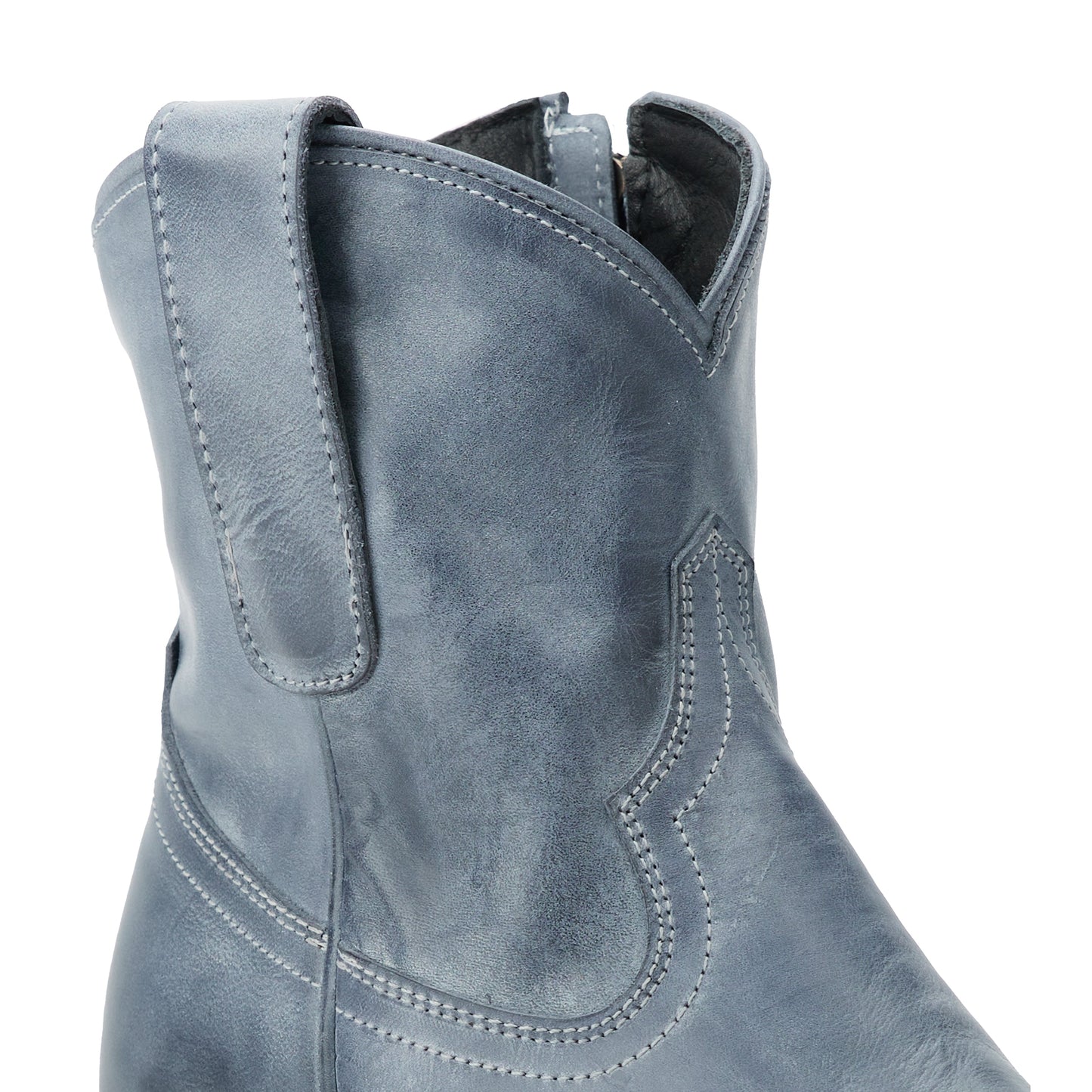 Plain Jane Bootie - Washed Denim