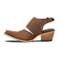 Burnt caramel mule shoe, plain robin style, PS5, lb0555a