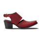 Plain Jane Slingback Mule - Smoldering Ruby