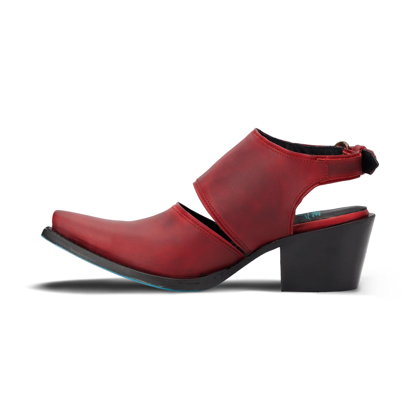 Plain Jane Slingback Mule - Smoldering Ruby