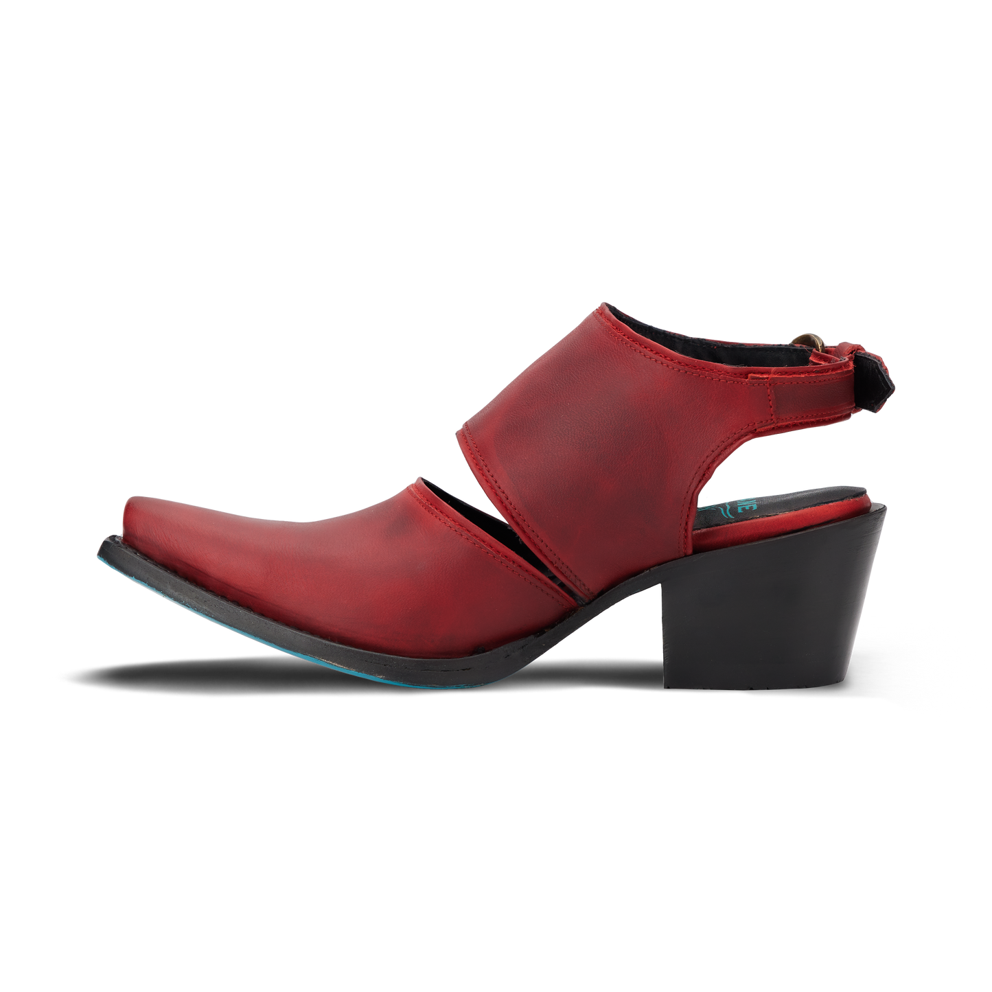 Plain Jane Slingback Mule - Smoldering Ruby