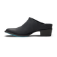 Black matte mule shoe