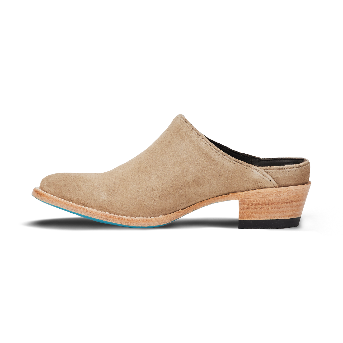 Plain Jane Mule - Latte Suede