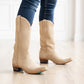 Emma Jane Lattesuede Cowboy Boots