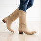Emma Jane Lattesuede LS2 Cowboy Boots