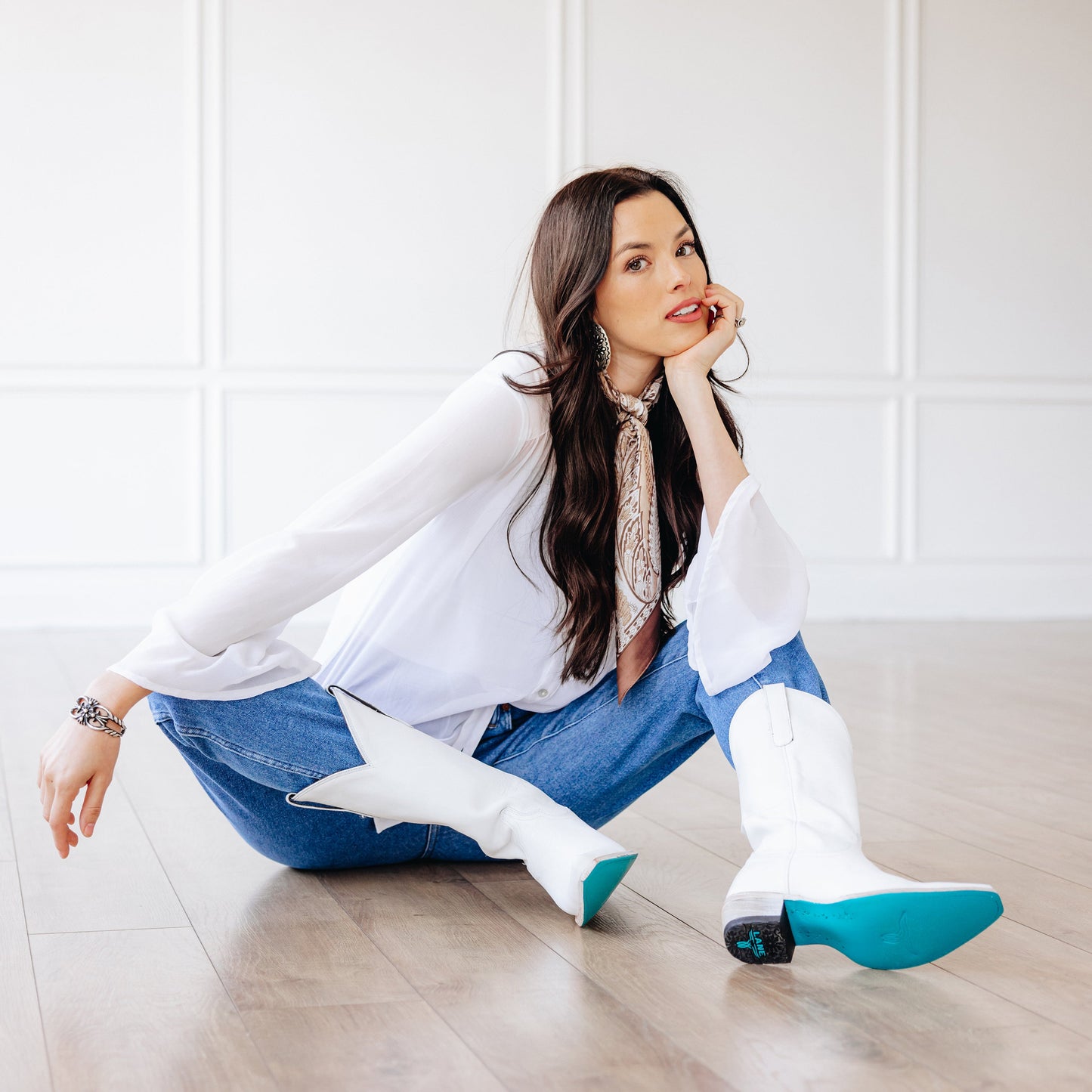 Emma Jane Boot - Matte White
