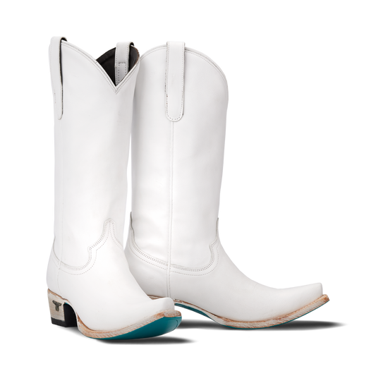 White Emma Jane cowboy boots
