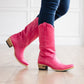 Emma Jane hot pink cowboy boots