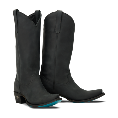Emma Jane Matte Black PS1 Cowboy Boots