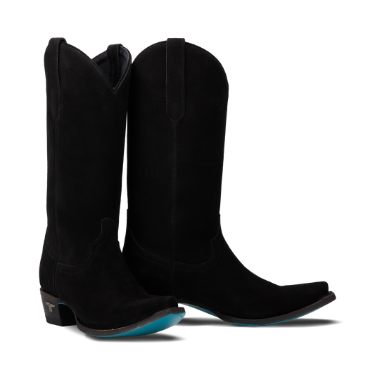 Emma Jane Boot - Soft Black Suede