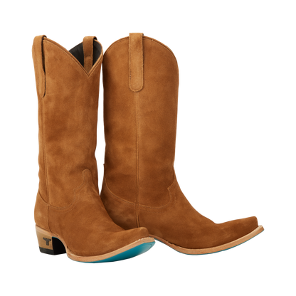 Emma Jane Toffee Suede Cowboy Boots