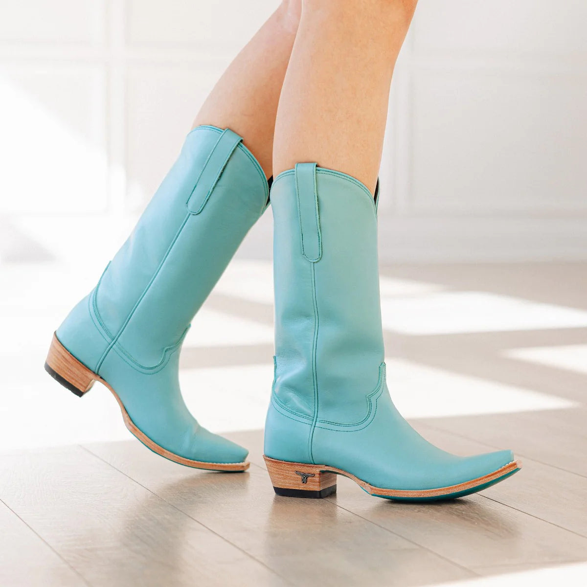 Emma Jane by Lane Boots, Turquoise Blaze Cowgirl Boots| Bourbon Cowgirl
