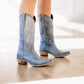 Emma Jane washed denim cowboy boots