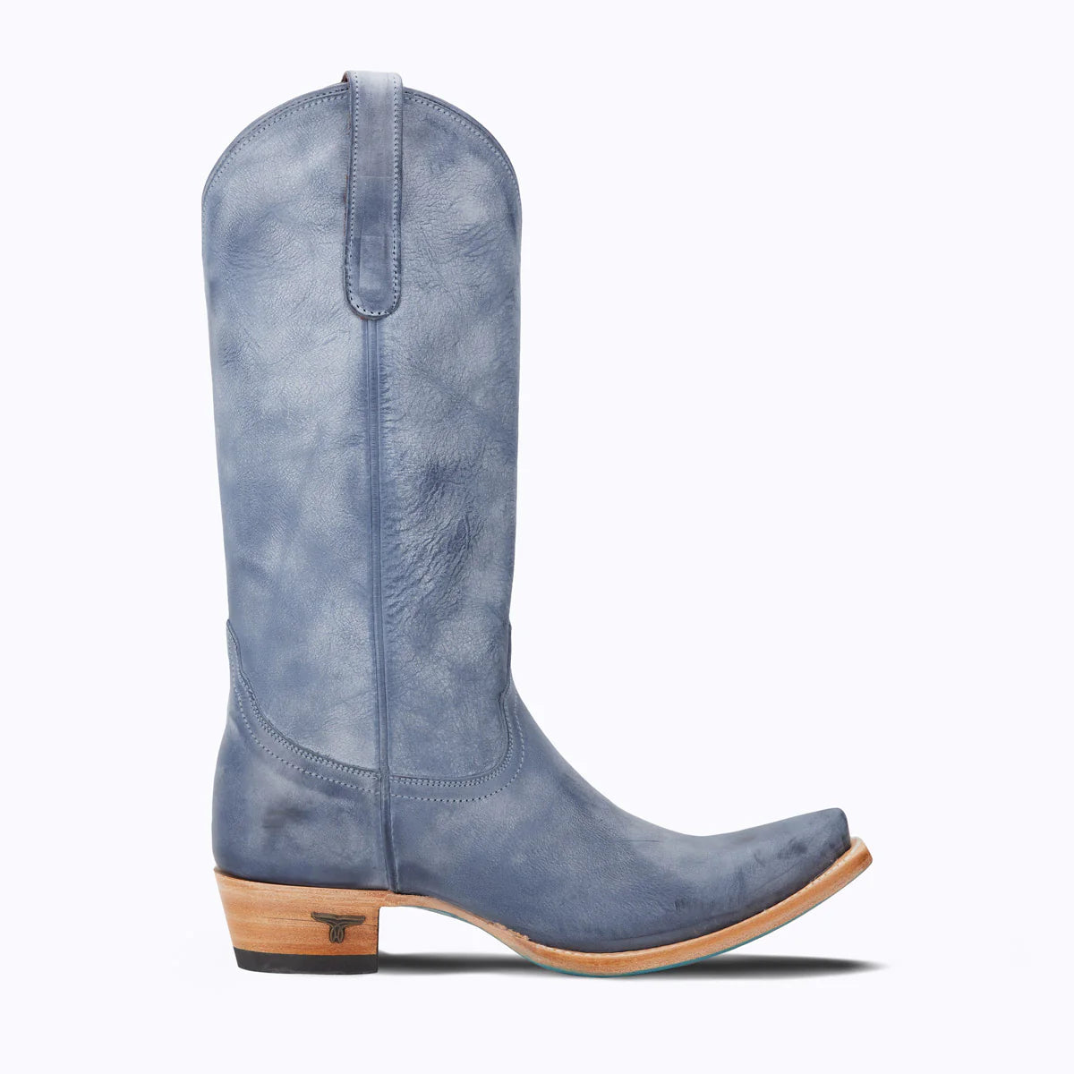 Emma Jane washed denim cowboy boot