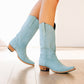 Powder blue Emma Jane cowboy boots