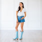 Emma Jane Boot - Powder Blue