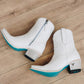 Smokeshow Bootie - Matte White