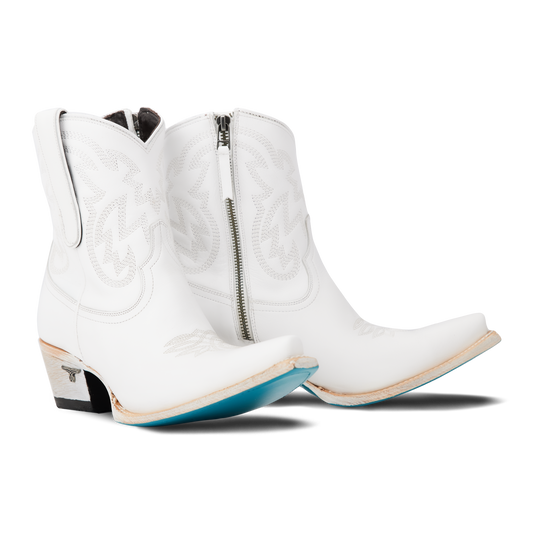 White Smokeshow Bootie Cowboy Boots