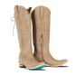 Lexington Knee High Corset - Latte Suede
