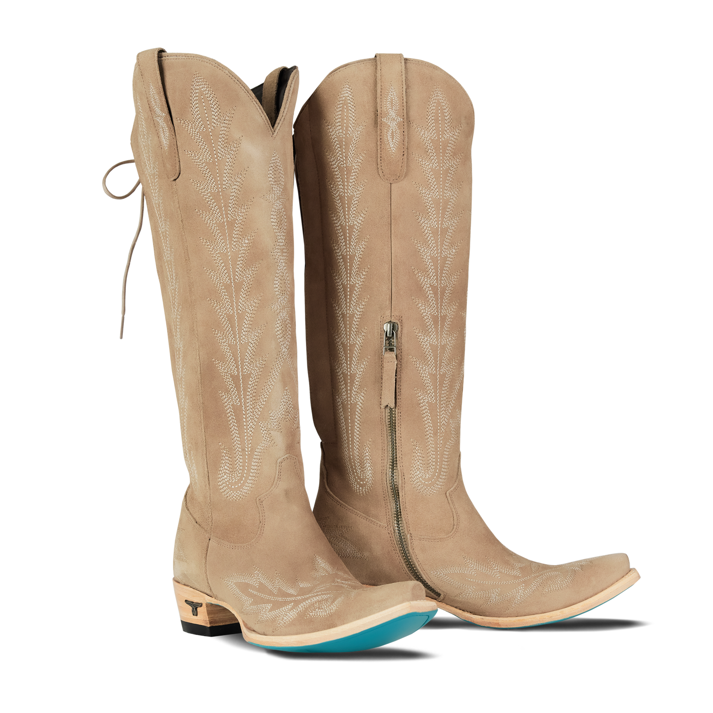 Lexington Knee High Corset - Latte Suede