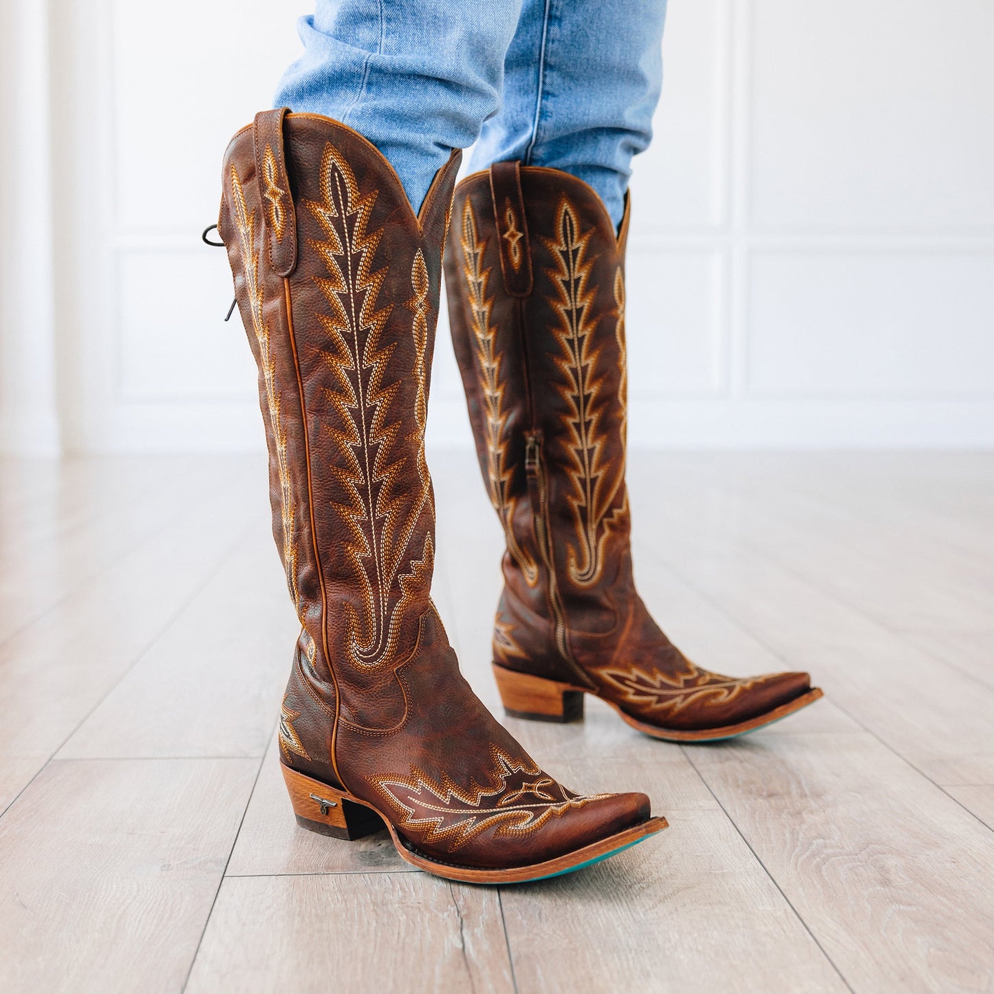 Lexington Knee High Corset - Cognac