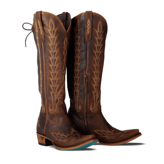 Cognac Lexington Knee High Boots