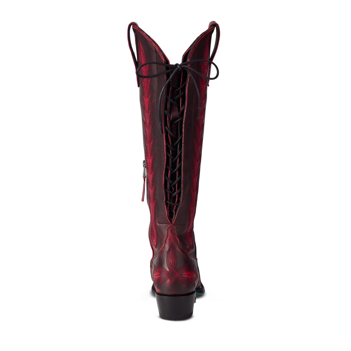 Lexington Knee High Corset - Black Cherry