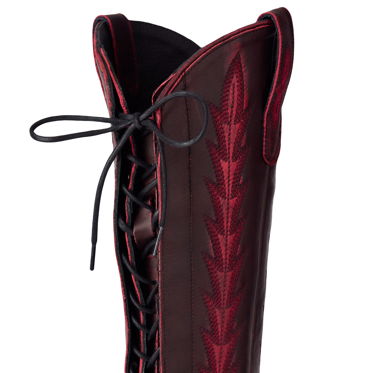 Lexington Knee High Corset - Black Cherry