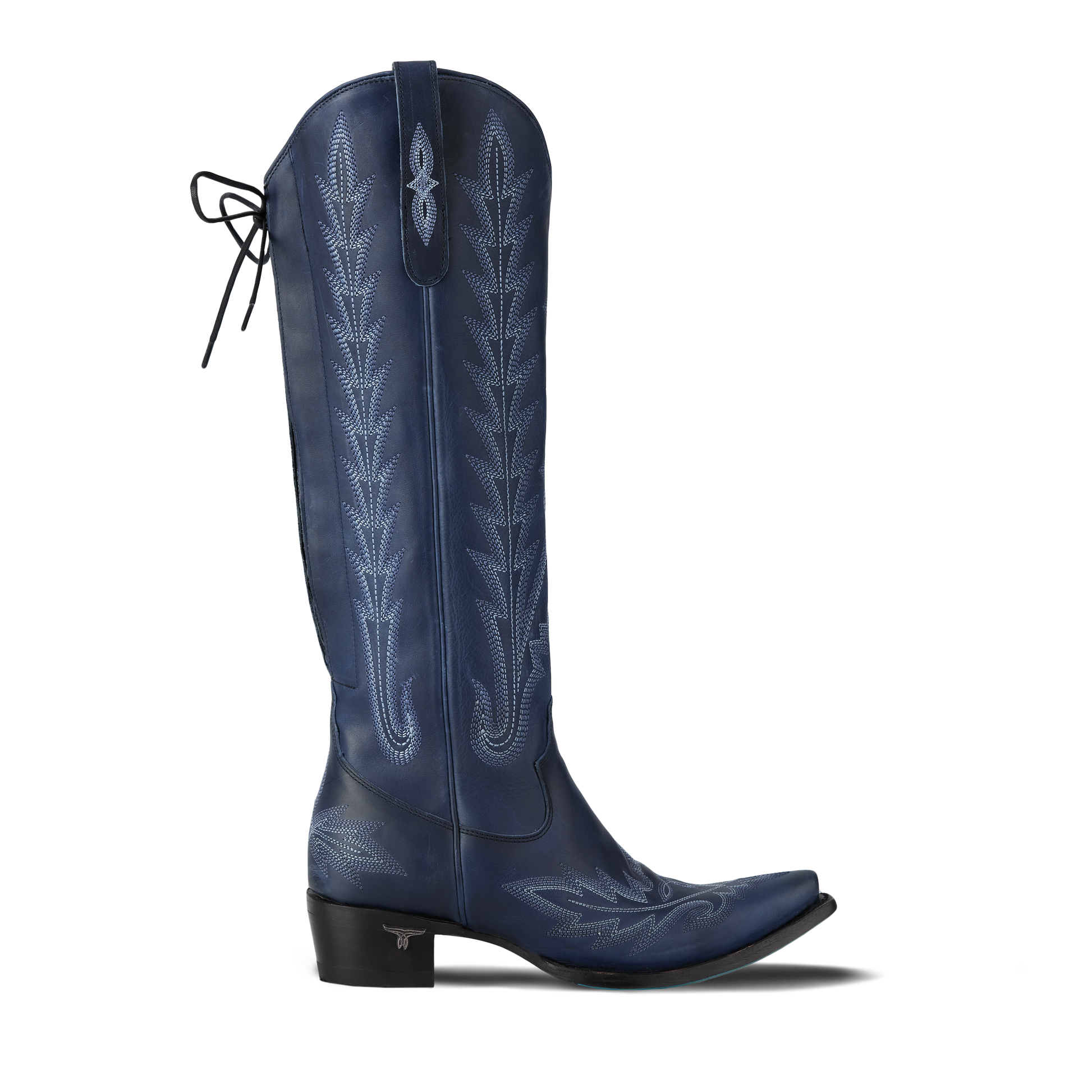 Midnight Navy Lexington Knee High Boot