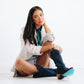 Emma Jane Boot - Navy Suede