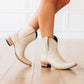 Emma Jane Bootie in Pale Ivory