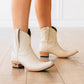 Emma Jane Bootie - Pale Ivory