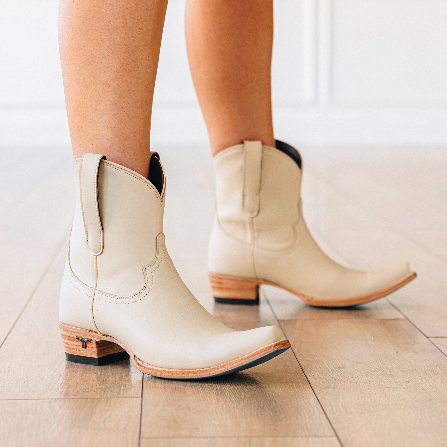 Emma Jane Bootie - Pale Ivory