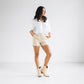 Emma Jane Bootie - Pale Ivory