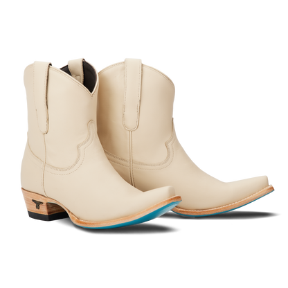 Emma Jane Bootie in Pale Ivory