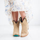 Emma Jane Bootie - Latte Suede