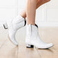 Emma Jane Bootie - Matte White