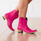 Hot pink Emma Jane booties