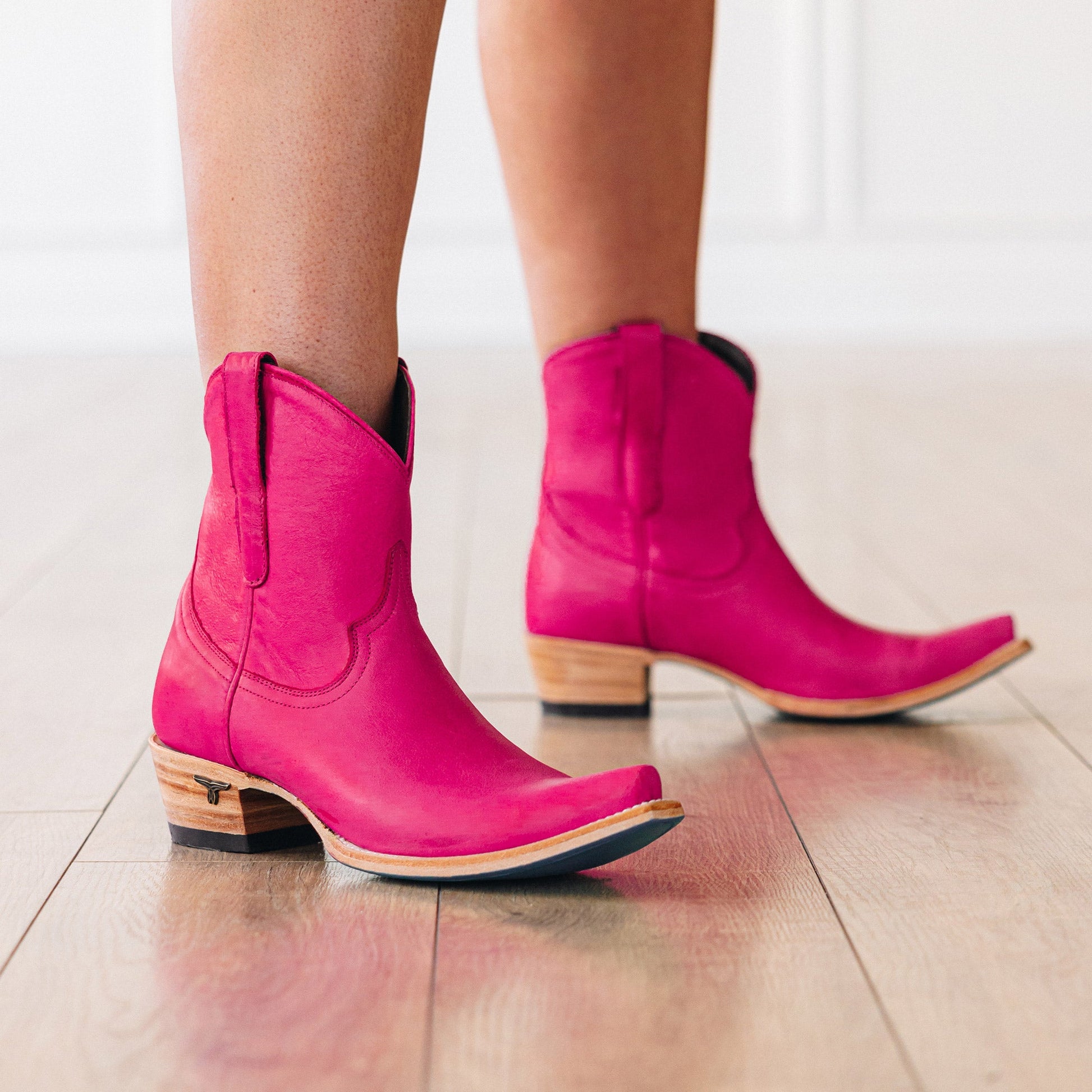 Hot pink Emma Jane booties