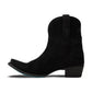 Emma Jane Bootie - Soft Black Suede