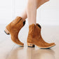 Emma Jane Bootie - Toffee Suede