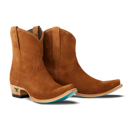 Emma Jane Bootie - Toffee Suede