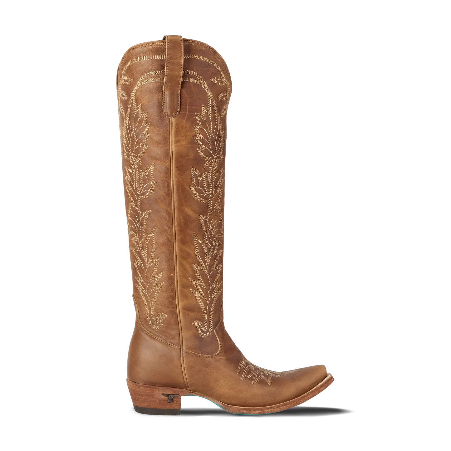 Sandaga Desert Clay Knee High Cowboy Boots by Lane | Bourbon Cowgirl
