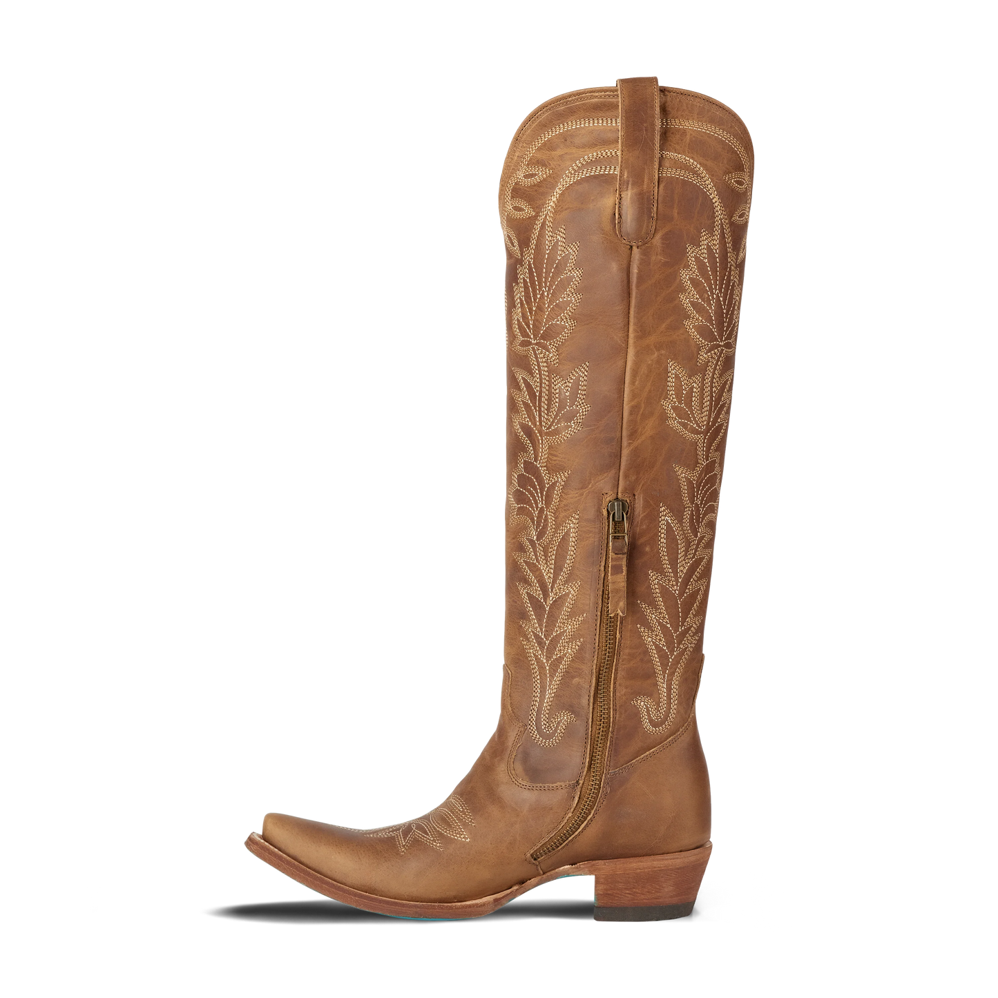 Sandaga Desert Clay Knee High Cowboy Boots by Lane | Bourbon Cowgirl