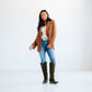 Sandaga Knee High - Olive Suede