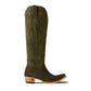 Sandaga Knee High - Olive Suede